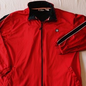 Vintage Wilson Athletic Tennis Warmup Jacket